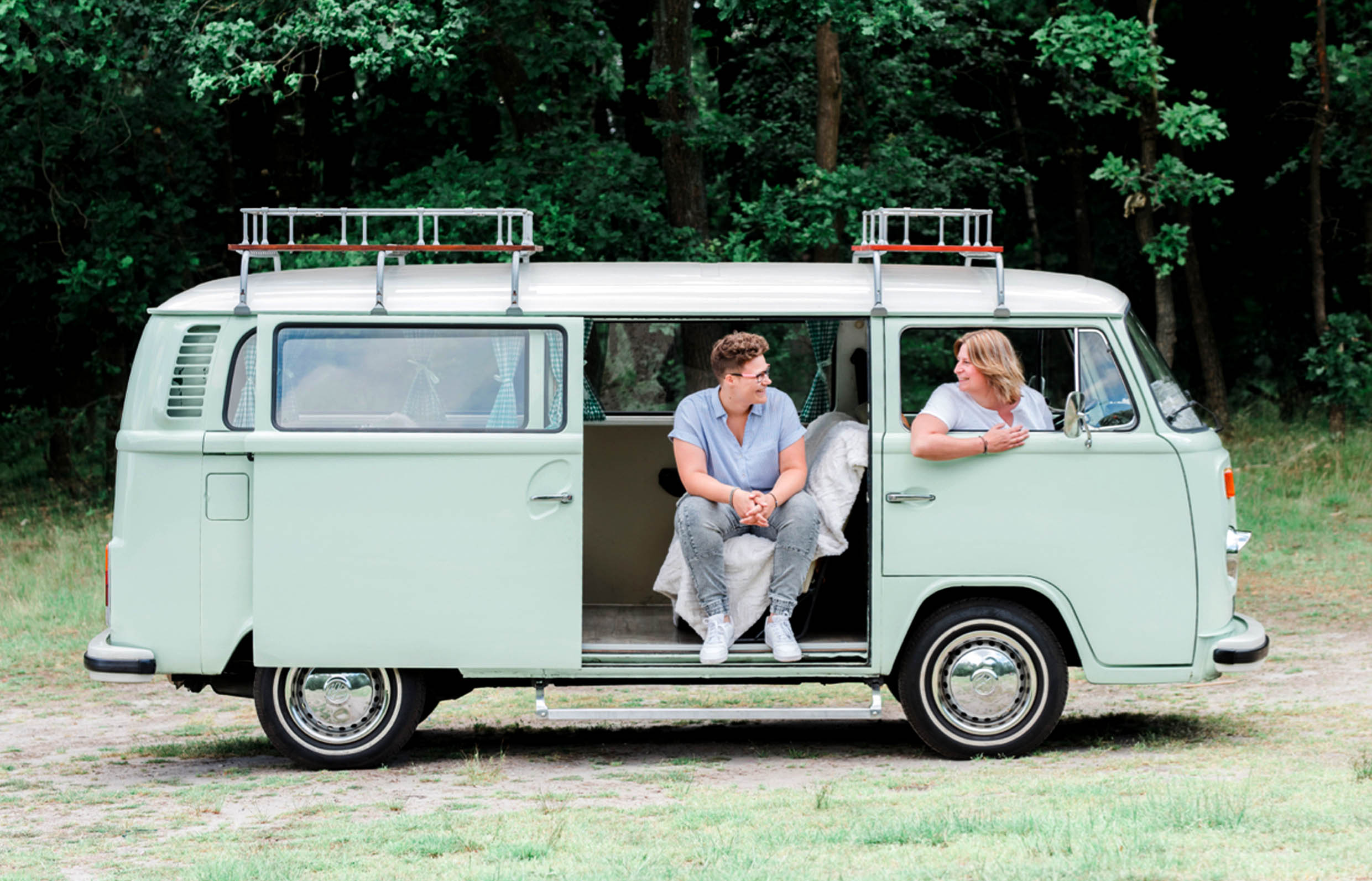 Huureenoldtimer T2 VW busje Sweet Minty2 Header slider